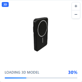 MagWallet Trackable Powerbank in Black